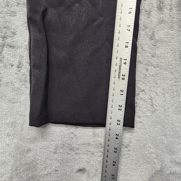 Maurices Pants Women 5/6 Black Low Rise Slim Leg Crop Capri Button Tab Waist - Picture 12 of 14